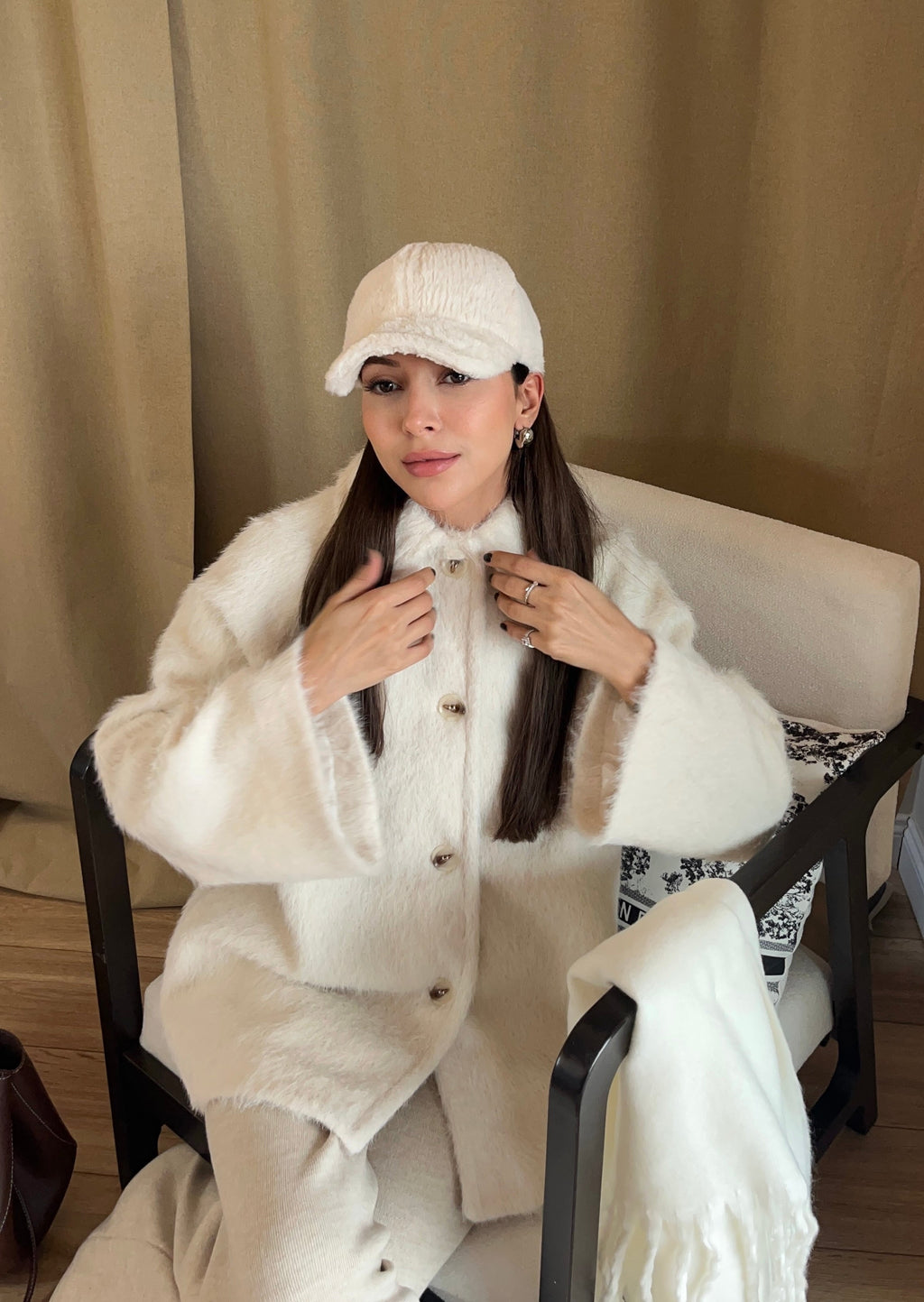 PREMIUM ECRU SOFT TEXTURE JACKET