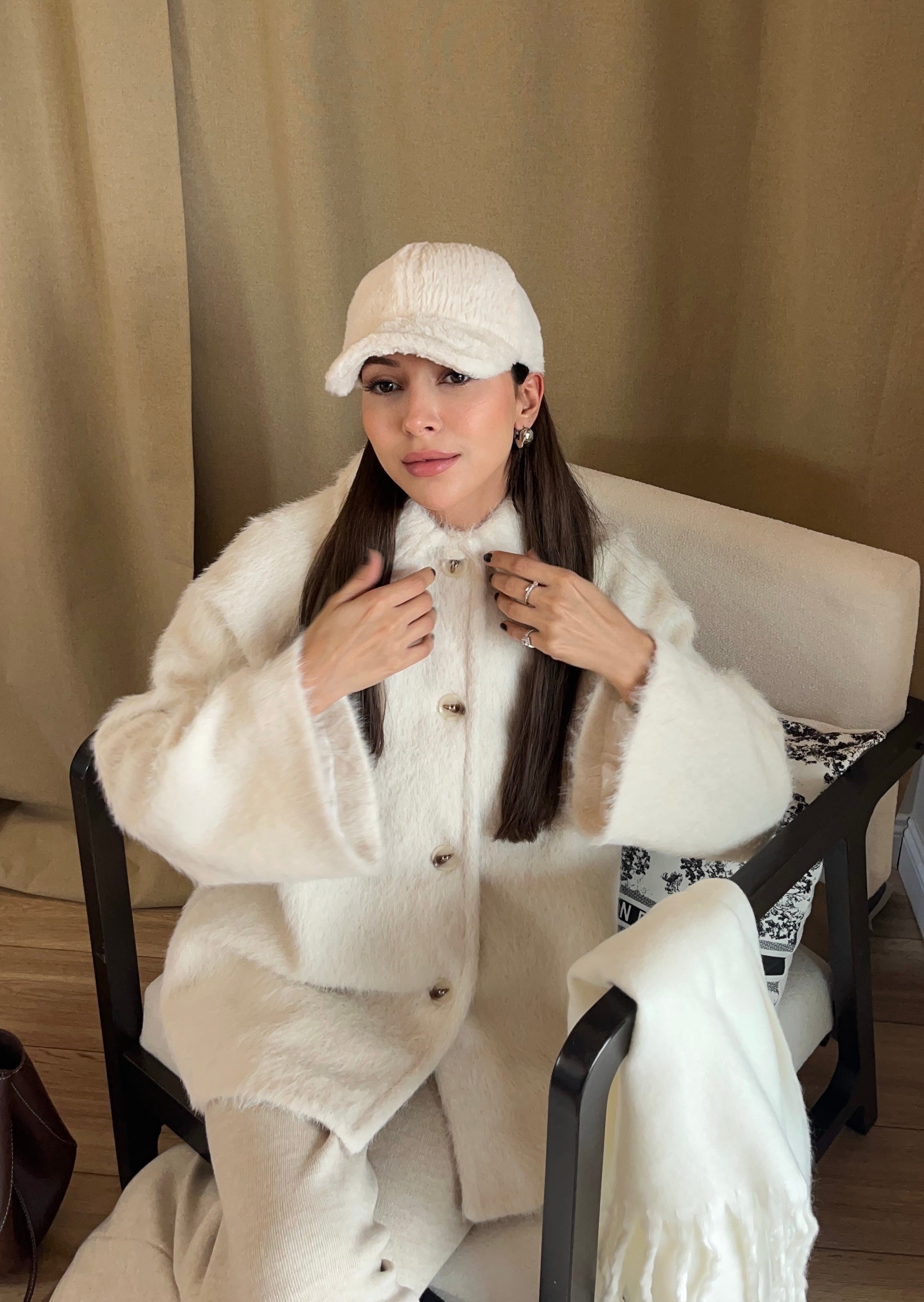 PREMIUM ECRU SOFT TEXTURE JACKET