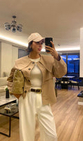 Women Brown Premium Trençkot